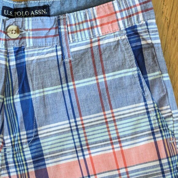 2 pair- US Polo Assn Shorts - Boy's SZ 28W - Picture 8 of 11